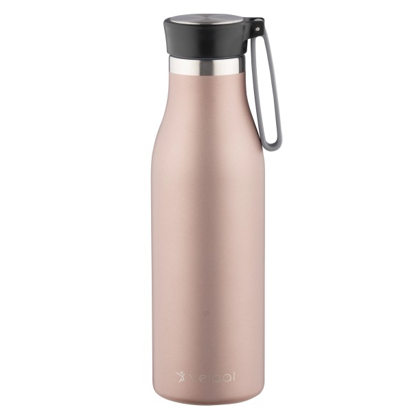 Thermo Edelstahl-Trinkflasche Njord Farbe: Rosé Gravur: ohne Gravur